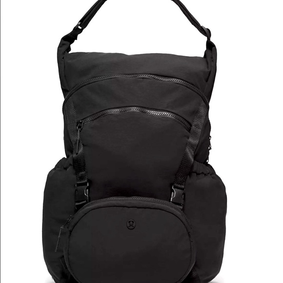 lululemon black backpack